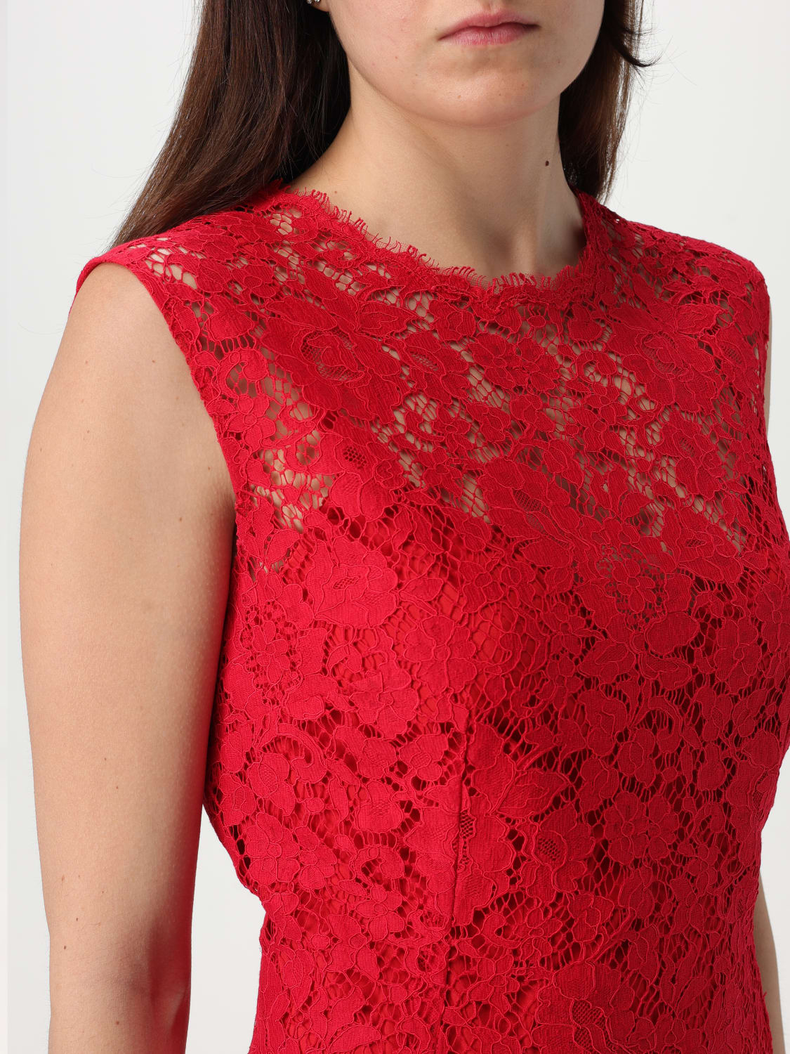 Lace midi dress