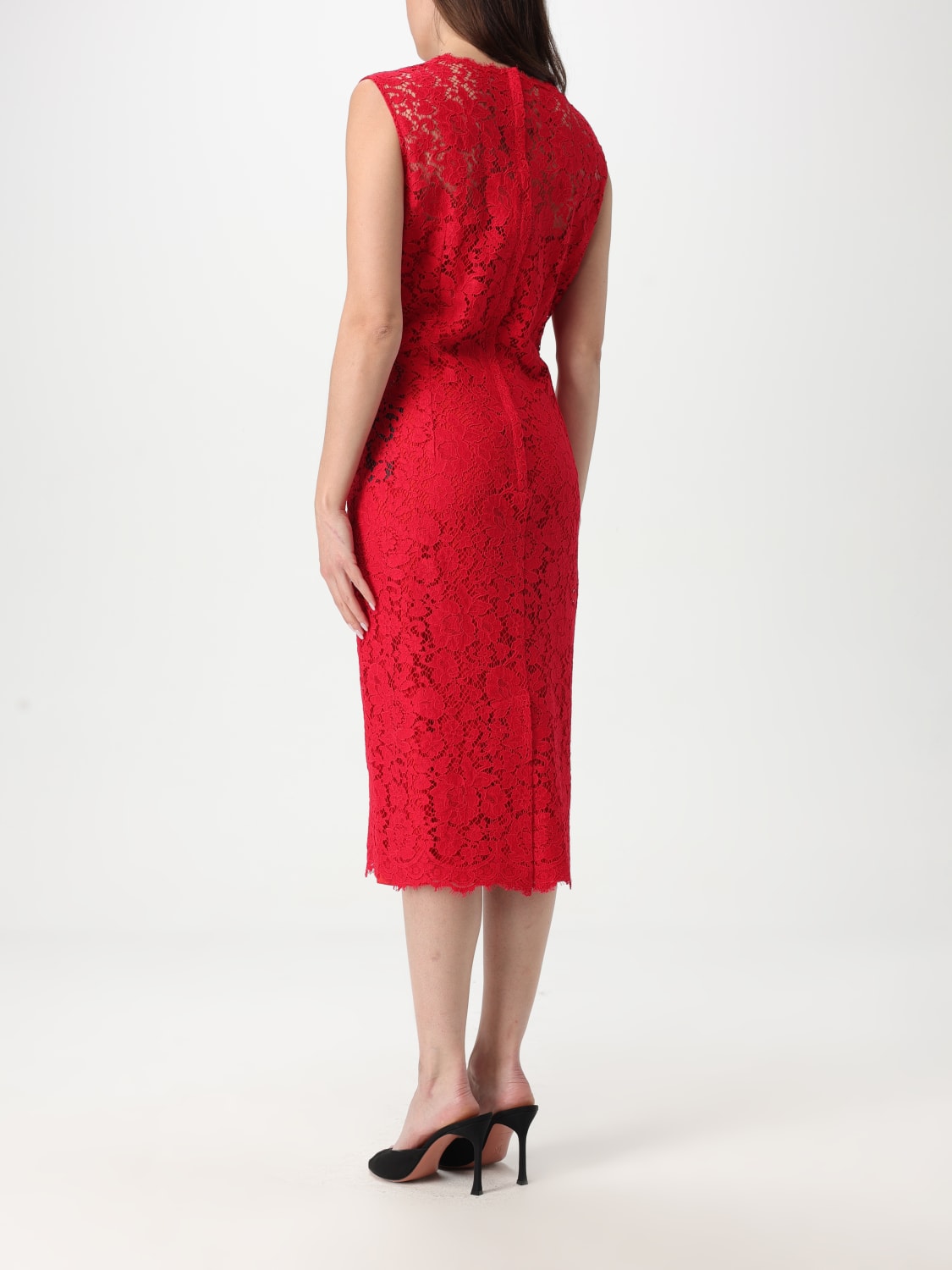 Lace midi dress