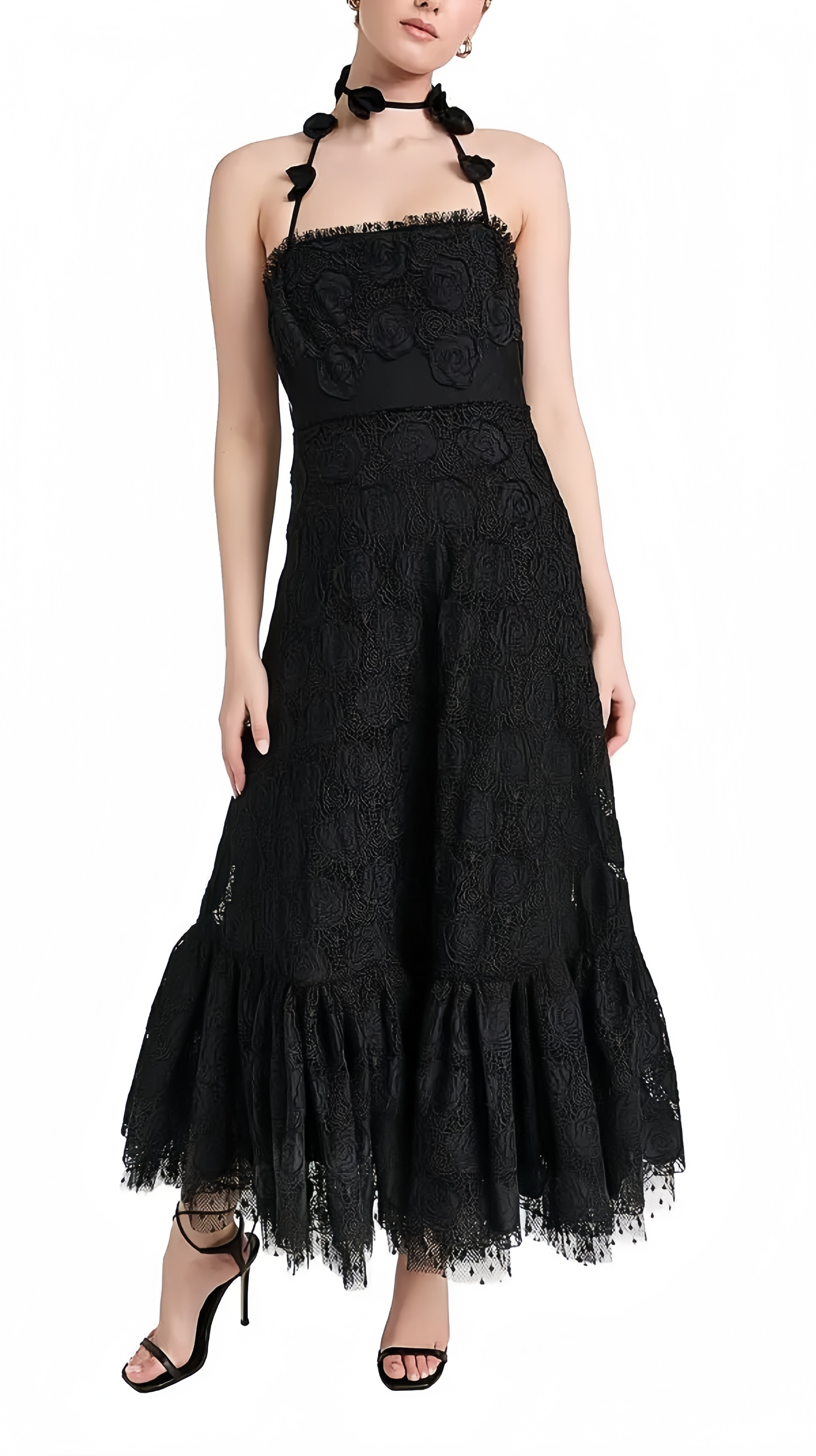 Vilanelle Maxi dress in Lace